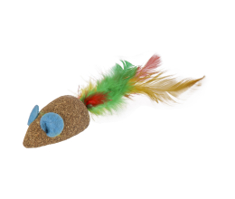 Brinquedo Matatabi e Catnip Rato com Pena
