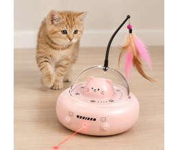 Brinquedo Gatinho Astronauta Laser