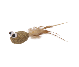Brinquedo Peixe Matatabi e Catnip com Plumas
