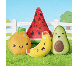 Brinquedo Pelúcia Frutas