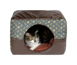 Cama Cubo Pata Charme Marrom