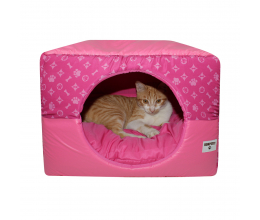 Cama Cubo Pata Charme Rosa
