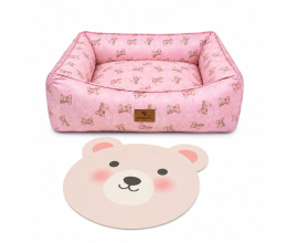 Cama Teddy Rosa