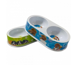 Comedouro Redondo Duplo Melamine 
