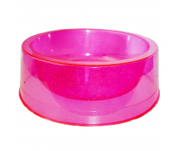 Comedouro Transparente Glitter 1.000ml